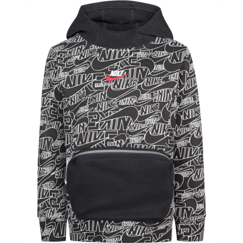 Nike Kids Sportswear Logo Pullover Hoodie (Toddler/Little Kids/Big Kids)