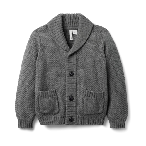 Janie and Jack Charcoal Shawl Collar Cardigan (Toddler/Little Kid/Big Kid)