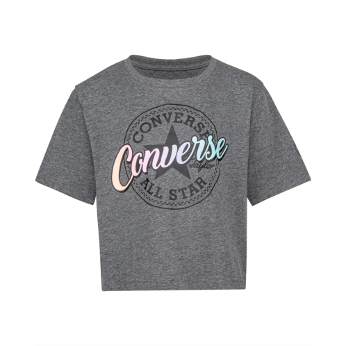 Converse Kids Short Sleeve Tulip Hem Graphic Tee (Little Kids)