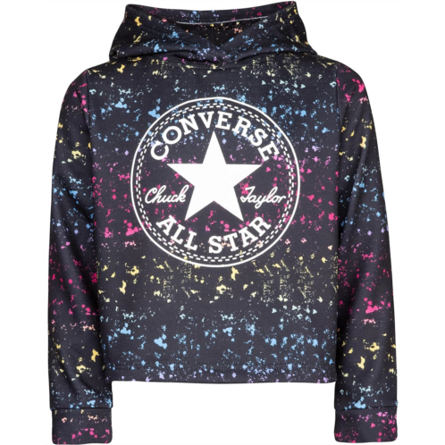 Converse Kids All Over Print Cropped Hoodie (Little Kids)