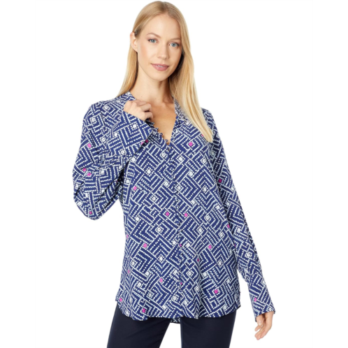 Womens Hatley Carmen Blouse - Fedora Ikat