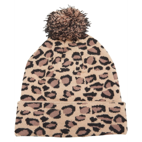 Badgley Mischka Leopard Beanie