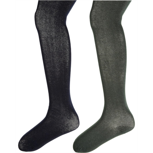 Jefferies Socks Seamless Organic Cotton Tights 2-Pack (Infant/Toddler/Little Kid/Big Kid)