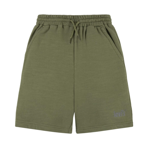 Levi  s Kids French Terry Jogger Shorts (Big Kids)