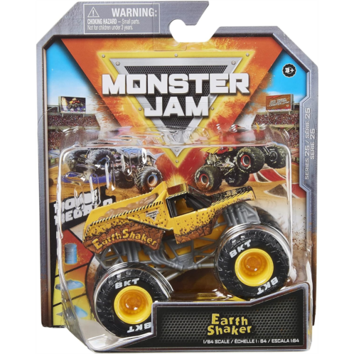 Monster Jam 2022 Spin Master 1:64 Diecast Truck with Bonus Accessory: Legacy Trucks Earth Shaker
