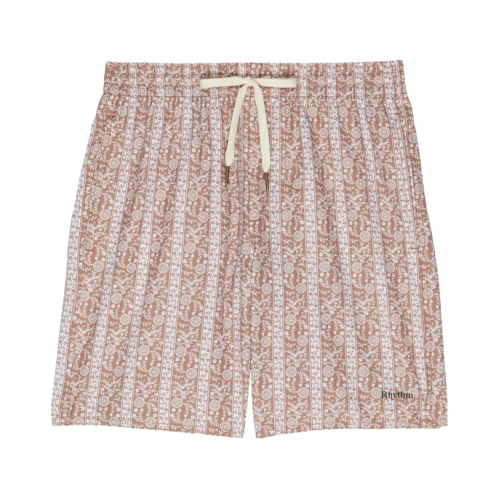 Rhythm Paisley Stripe Beach Shorts