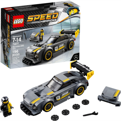 LEGO Speed Champions 6175226 Mercedes-Amg Gt3 75877 Building Kit (196 Piece), Multi