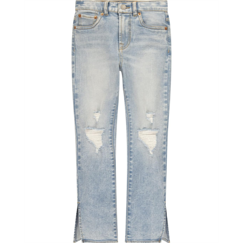 Levi s Kids High-Rise Straight Ankle Slit Jeans (Big Kids)