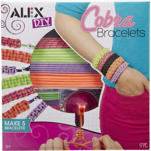 Alex DIY Wear Cobra Bracelets Kids Art and Craft Activity