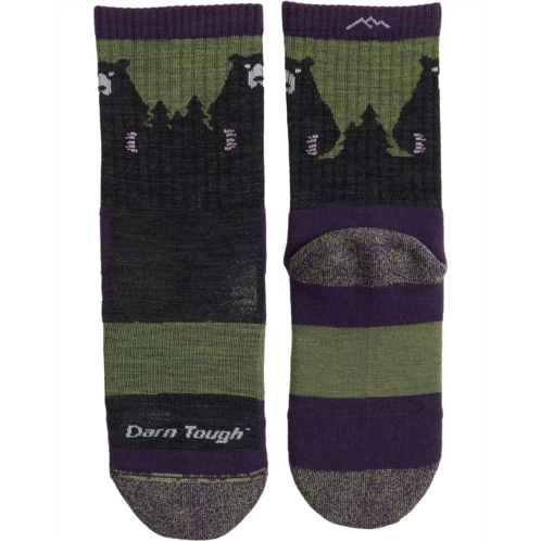 Womens Darn Tough Vermont Bear Town Micro Crew Light Cushion