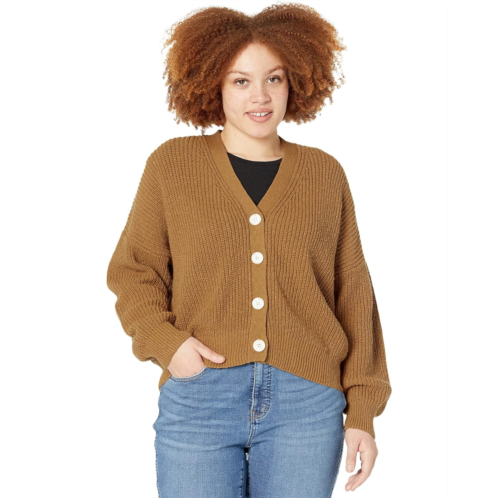 Madewell Plus Greywood Crop Cardigan Sweater