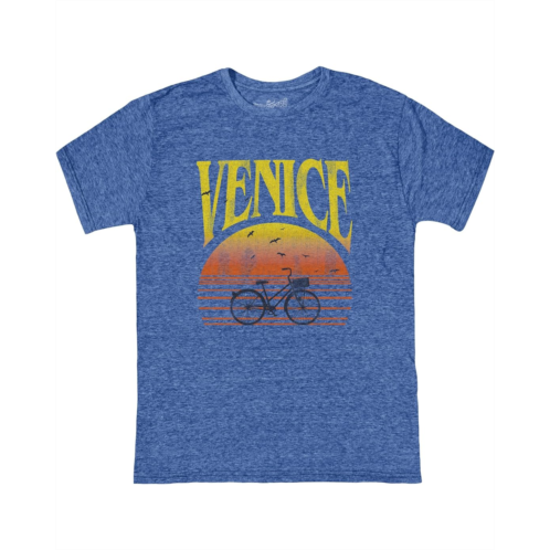 The Original Retro Brand Kids Tri-Blend Venice Stripes Crew Neck Tee (Big Kids)