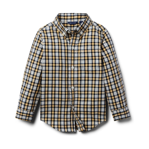 Janie and Jack Plaid Button-Down Top (Toddler/Little Kid/Big Kid)