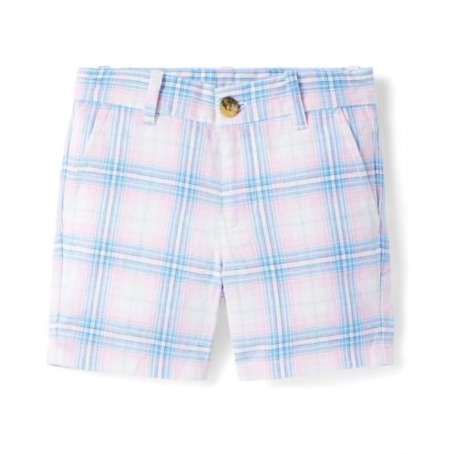 Janie and Jack Plaid Flat Front Shorts (Toddler/Little Kids/Big Kids)