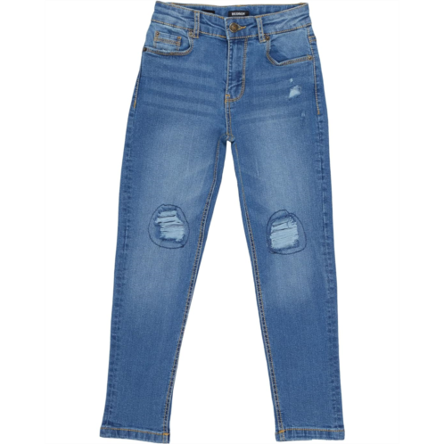 Hudson Kids Grunge Mom Jeans in True Blue (Big Kids)