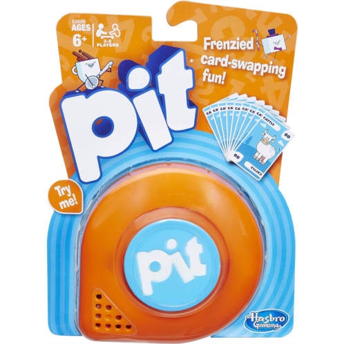 Hasbro Gaming Hasbro Pit Card Game - Frenzied Family Fun for 3-8 Players Ages 6 and Up