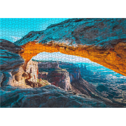 BBOLDIN Mesa Arch Sunrise Puzzles for Adults 1000 Pieces, Delicate Arch Puzzle, Utah Scenery Jigsaw Puzzles, National Parks Sunrise Puzzle…