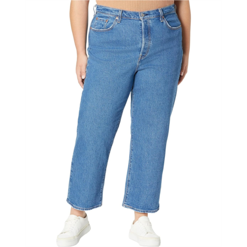 Womens Levis Premium Plus Size Ribcage Straight Ankle