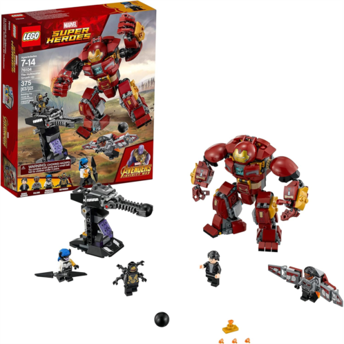 LEGO Marvel Super Heroes Avengers: Infinity War The Hulkbuster Smash-Up 76104 Building Kit features Proxima Midnight, Outrider, and Bruce Banner figures (375 Pieces)
