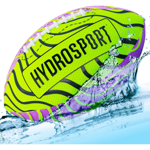 HydroSport Water Football for Pool, Beach, Lake - Waterproof Pool Toys for Kids Ages 8-12 - Swimming Balls Sports - Family Games - Toy Teens Boys & Adults Fun - Outdoor Accessories Stuff - Bi