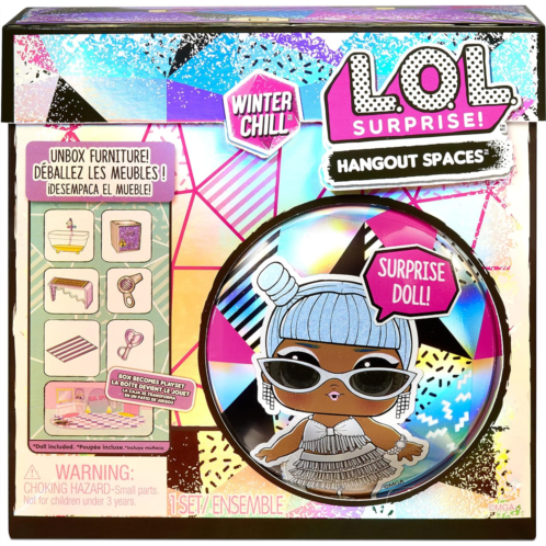 L.O.L. Surprise! LOL Surprise Winter Chill Furniture Playset - 10+ Surprises and Accessories, Collectible Toy for Kids Ages 4-7+