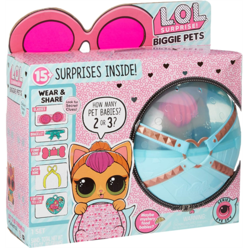 MGA Entertainment L.O.L. Surprise! Biggie Pet- Neon Kitty
