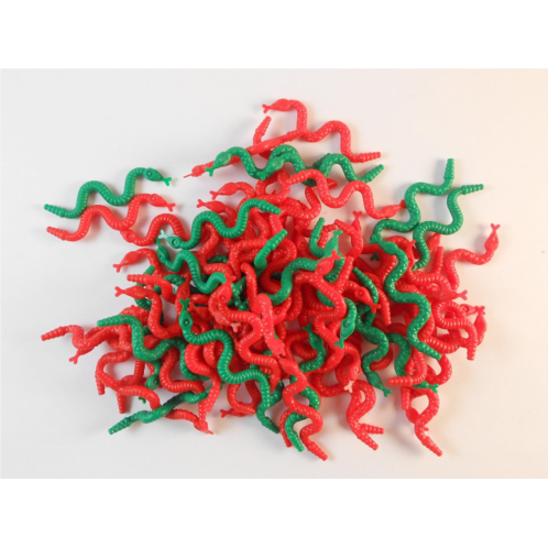 LEGO Red/Green Snakes Lot of 20. New! 10 Green and 10 Red