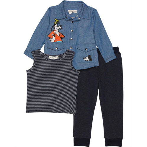 Pippa & Julie Utility Jacket Three-Piece Set (Toddler)