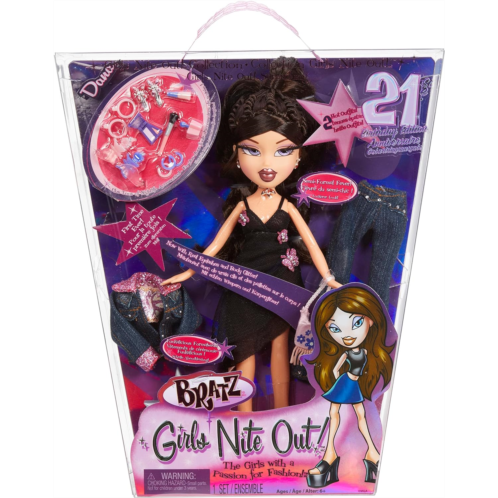 Bratz Girls Nite Out 21st Birthday Edition Fashion Doll Dana, 10 x 2.5 x 11.5 inches,Multicolor