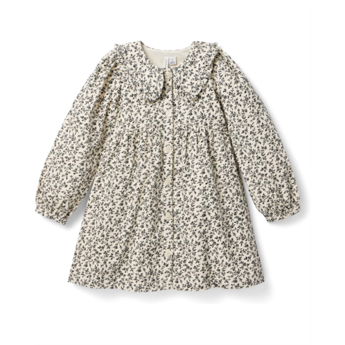 Janie and Jack Ivory Floral Dress (Toddler/Little Kid/Big Kid)