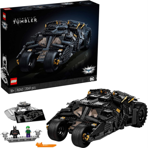 (Standard packaging, Single) - LEGO 76240 DC Batman Batmobile Tumbler Iconic Car Model from The Dark Knight Trilogy, Building Set for Adults, Collectible Display Gift Idea