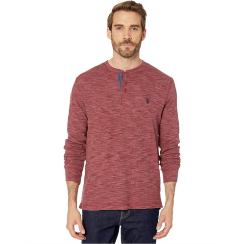 U.S. POLO ASSN. Space Dye Thermal Henley