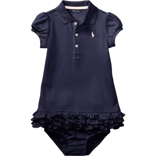 Polo Ralph Lauren Kids Ruffled Polo Dress & Bloomer (Infant)