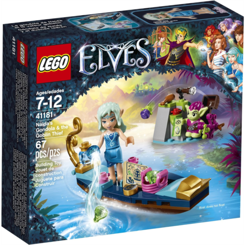 LEGO Elves Naidas Gondola & The Goblin Thief 41181 Building Kit (67 Pieces)