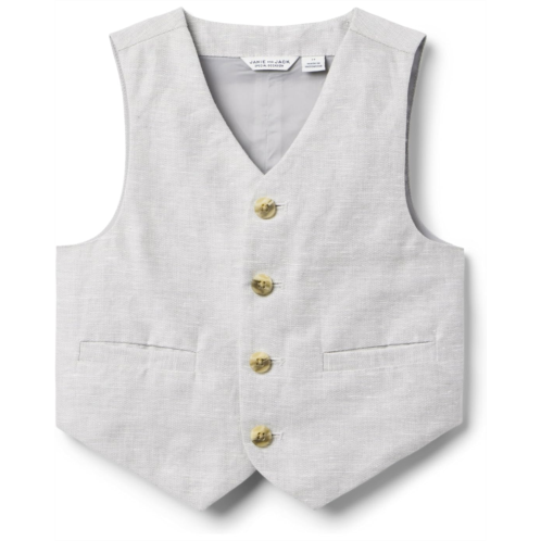 Janie and Jack Linen Dress Up Vest (Toddler/Little Kids/Big Kids)