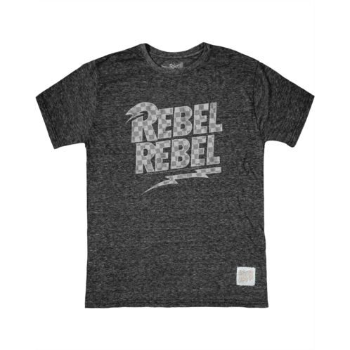 The Original Retro Brand Kids Tri-Blend Rebel Rebel Bowie Crew Neck Tee (Big Kids)