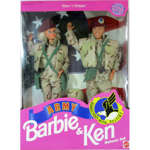 Star N Stripes ARMY Barbie & Ken Deluxe Set