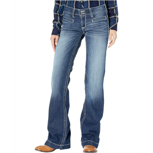 Womens Ariat Trouser Entwined Jeans in Marine