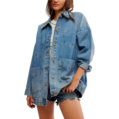 Womens Free People Avery Denim Jacket