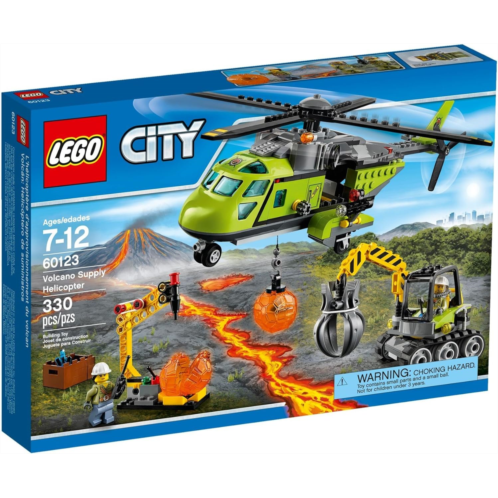 LEGO City Volcano Supply Helicopter Set #60123