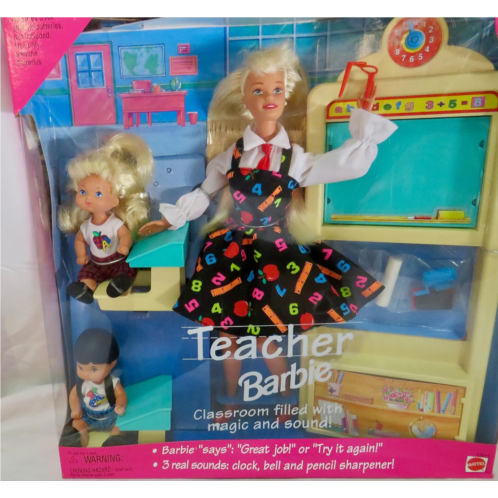 Teacher Barbie Doll Set