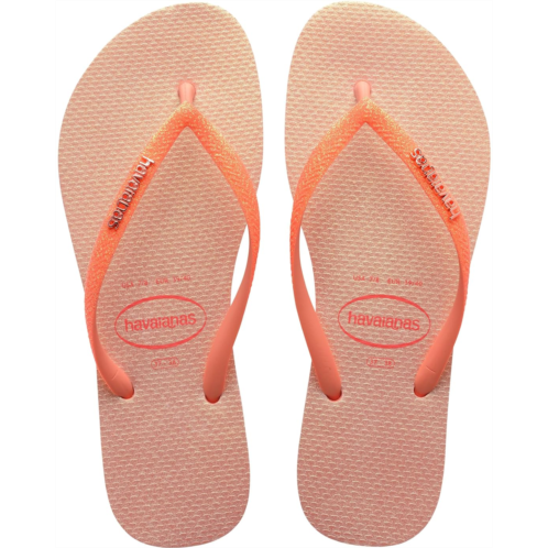 Womens Havaianas Slim Glitter Iridescent Sandals