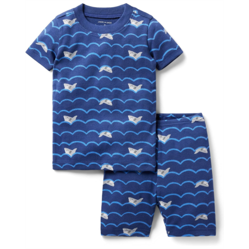 Janie and Jack Shark Short Tight Fit Sleepwear (Toddler/Little Kids/Big Kids)