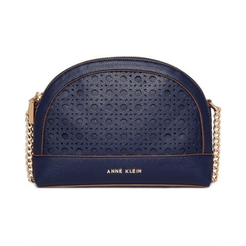 Anne Klein Perforated Triple Compartment Crossbody
