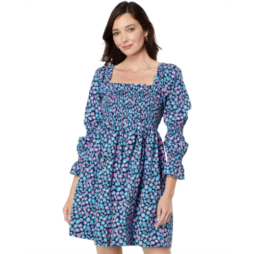 Lilly Pulitzer Beyonca Long Sleeve Smock Dress