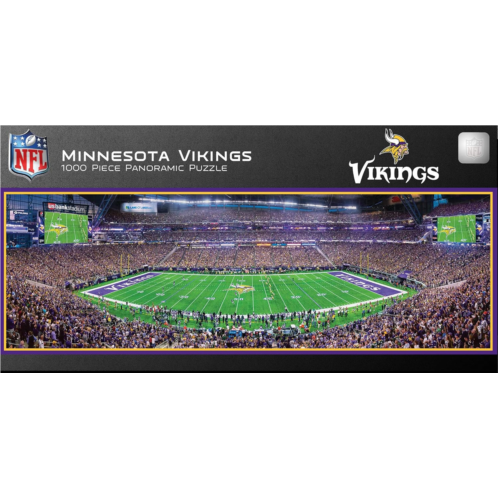 MasterPieces NFL Minnesota Vikings Stadium Panoramic Jigsaw Puzzle, 1000 Pieces