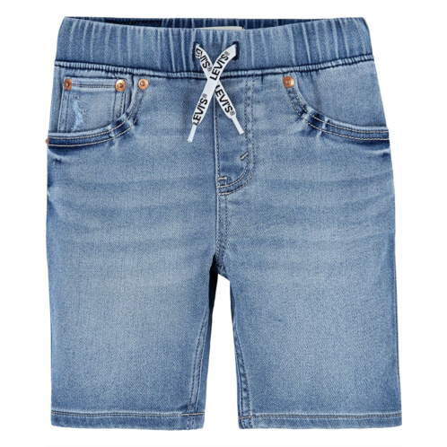 Levis Kids Elastic Waistband Pull-On Shorts (Little Kids)