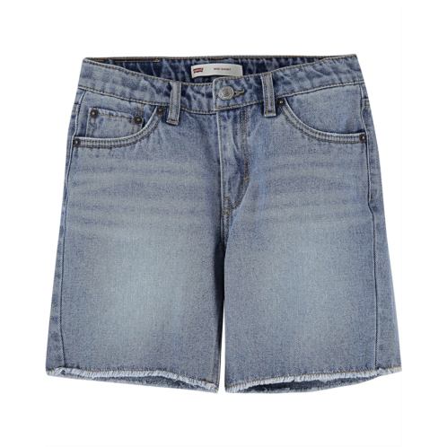 Levi  s Kids Low Pitch Midi Shorts (Big Kids)