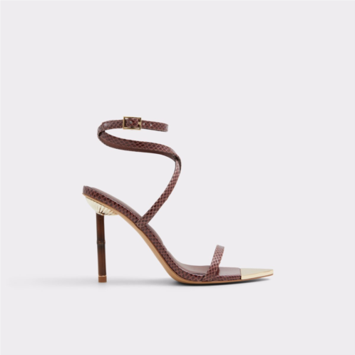 ALDO Bamby Dark Brown Womens Strappy sandals