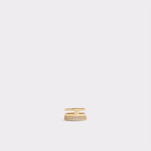 ALDO Banzet Gold/Clear Multi Womens Rings